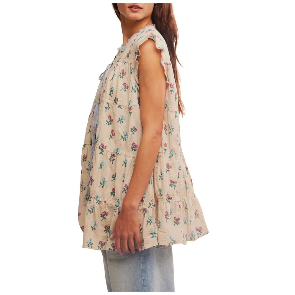 NEW Free People Sundown Print Tunic Dress Size XS - Picture 8 of 16